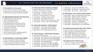 Tolerance Study Rss Instructions Tolerance Stack up Analysis Training (WC | RSS | MRSS) for Mechanical ...