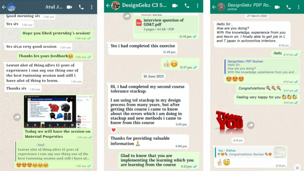 Testimonies about Designgekz